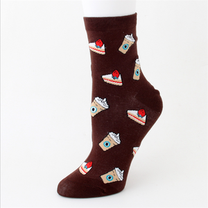 <span class=keywords><strong>Calcetines</strong></span> <span class=keywords><strong>de</strong></span> Algodón al por Mayor con Estampados <span class=keywords><strong>de</strong></span> Comida, Pasteles, <span class=keywords><strong>Pizza</strong></span>, Galletas y Cerveza - Product Image 3