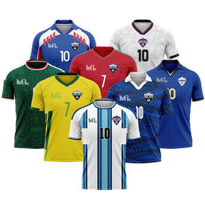 <span class=keywords><strong>Nueva</strong></span> <span class=keywords><strong>Camiseta</strong></span> de Fútbol Argentina 2026 Personalizada de Alta Calidad con Impresión por Transferencia Térmica, Corta, Transpirable y de Secado Rápido - Product Image 1