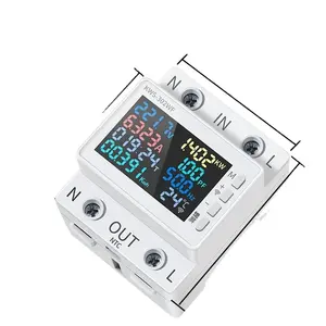 Voltage Protector Wifi Smart Wifi Circuit Breaker Power Meter Energy Monitor