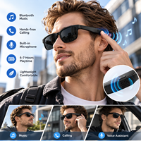 Lunettes intelligentes sans fil Bluetooth personnalisées avec logo, fonction d'appel et de musique, pour cadeaux promotionnels d'entreprise
