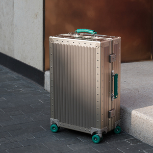 <span class=keywords><strong>Valise</strong></span> à roulettes en <span class=keywords><strong>aluminium</strong></span> de haute qualité, roues universelles, <span class=keywords><strong>valise</strong></span> de bord avancée, <span class=keywords><strong>valise</strong></span> à mot de passe, 20 pouces, 24 pouces, <span class=keywords><strong>pilote</strong></span> - Product Image 1