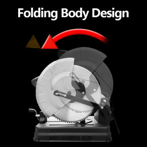 Metall frequenz umwandlung Industrielle Hoch leistungs schneide maschine 220V Stahl Multifunktion schreibtisch 45 Grad Kalt säge - Product Image 4