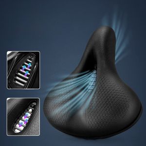 Confortable 7cm d'épaisseur vélo coussin selle VTT <span class=keywords><strong>amortisseur</strong></span> fonction de Massage Simple vélo équitation accessoires - Product Image 2