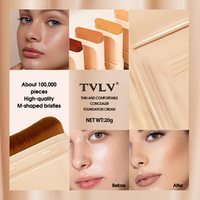Stick correcteur couvrant à 100 %, imperméable, hydratant, nourrissant, longue tenue, fini mat naturel, cosmétiques de maquillage en marque privée