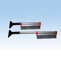 Brosse à neige télescopique en aluminium avec grattoir à glace