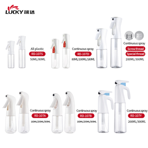 Mới Được Thiết Kế 80Ml 100Ml 180Ml Trong Suốt Liên Tục Phun Chai Nhựa Tốt Sương Dưỡng Nước Vẻ Đẹp Chăm Sóc Tóc Phun Chai - Product Image 6