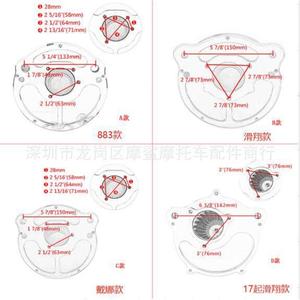 Conjunto de Filtro de Aire Moshark de 23 cm de Acero Inoxidable CNC para Piezas de Modificación de Harley-Davidson - Product Image 4