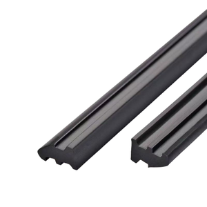 Guarnizioni in EPDM e Profili in Alluminio a U/H, Strisce Impermeabili per Pareti Vetrate e Vetri di Finestre, Guarnizioni in Gomma per Vetrate - Product Image 3