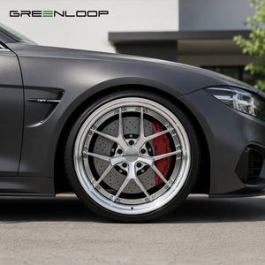 Jantes forgées GREENLOOP Deep Concave 2 pièces 18-24 pouces 5X112 5X120 pour course de dragster BMW M2 M3 M4 G80 G82 - Product Image 5