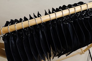 Astrid 29 x 60 CM Custom Logo Factory Direct Sales Plastic Flexible Satin Fabric <b>Wig</b> Packaging Hair Bag - Product Image 3