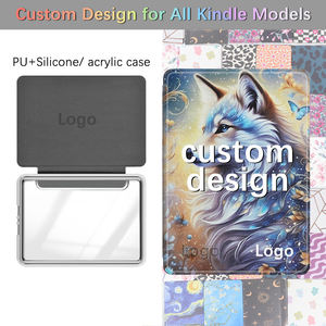 Funda Personalizada para <span class=keywords><strong>Kindle</strong></span> Paperwhite 5, Colorsoft, Diseño Personalizado, Funda Blanca para <span class=keywords><strong>Kindle</strong></span>, Cubierta de Cuero PU con Parte Trasera Transparente - Product Image 2