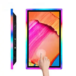 Wandmontage interaktiver touchscreen-monitor für innenbereiche 1080p ips flachbildschirm-touchscreen für gaming maschine schrank