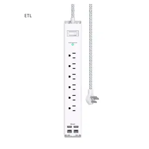 Direct Source 10 IN 16-Outlet Surge Protector Power Strip Wall Mounted Power for All