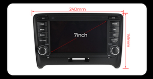Système audio de voiture avec écran tactile de 7 pouces, système d'exploitation Android intégré, GPS, DSP et RGB pour <span class=keywords><strong>Audi</strong></span> <span class=keywords><strong>TT</strong></span> MK2 8J - Amplificateur CarPlay - Product Image 3
