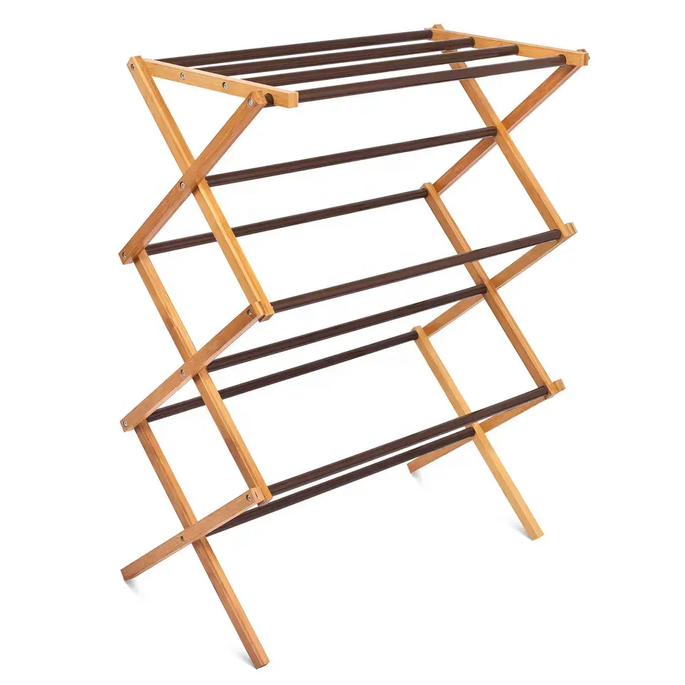 Foldable wooden Clothes hanger