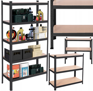 Estantería de Almacenamiento de Metal Sólido para Taller, 180x90x40 cm, 875 kg, 5 Niveles - Product Image 6