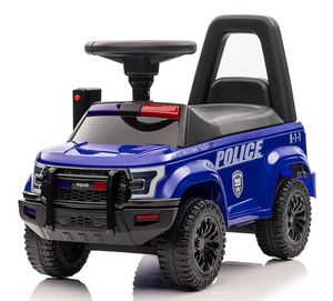 Auto Elettrica Giocattolo per Bambini a Forma di Auto della Polizia, Macchina Cavalcabile in Plastica per Bambini - Product Image 2