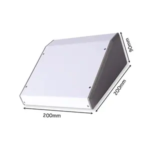 铁盒放大器外壳钢白色挤压diy工业金属盒CM3铁盒放大器外壳200*90 * 165毫米