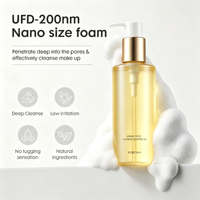 Huile nettoyante aux acides aminés OEM contenant de l'extrait de feuille d'Olea Europaea, nettoyant hydratant pour la peau multi-acides aminés