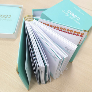 Trung Quốc Nhà cung cấp tùy chỉnh <span class=keywords><strong>A4</strong></span> A5 Nhật Ký bìa cứng Wedding Planner đôi tinh thần xoắn ốc máy tính xách tay với dịch vụ in ấn Quà Tặng - Product Image 5