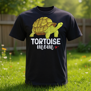 T-shirt Tortoise Mom Reptile Turtle, col rond, manches courtes, impression numérique, cadeau de fête des mères pour femmes - Product Image 3