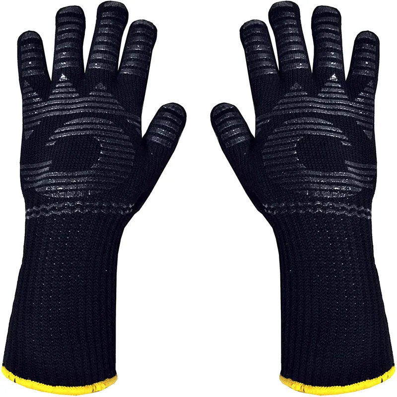 Factory long insulated gloves to protect hands barbecue gloves wholesale