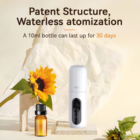 Diffuseur d'huiles essentielles SCENTA, petit diffuseur mural à brancher, sans eau, aromathérapie, brumisateur à froid pour la maison