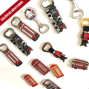 Abrebotellas de imán de nevera de recuerdo turístico de Metal 3D de Italia Hawaii Venecia personalizado - Product Image 3