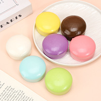 Modèle de pain simulé en PU à remontée lente et collante, couleur macaron, gâteau éponge collant, Squishy Fidget, vente en gros pour filles et garçons