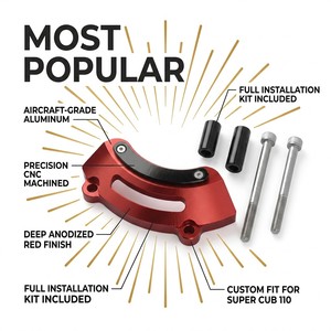 Cubierta del Cárter del Motor Izquierdo, Tapa Lateral del Estator, Repuesto de Piezas del Motor de Motocicleta para <span class=keywords><strong>Honda</strong></span> <span class=keywords><strong>Super</strong></span> <span class=keywords><strong>Cub</strong></span> <span class=keywords><strong>110</strong></span> C110 - Product Image 4