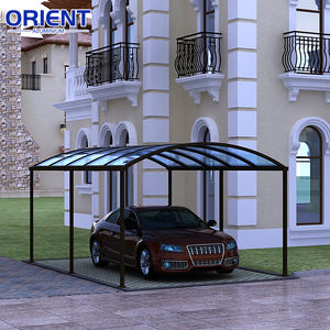 Abri de <span class=keywords><strong>voiture</strong></span> autoportant à montage facile, pour une seule <span class=keywords><strong>voiture</strong></span>, avec structure en alliage d'aluminium et panneaux PC arqués - Product Image 5