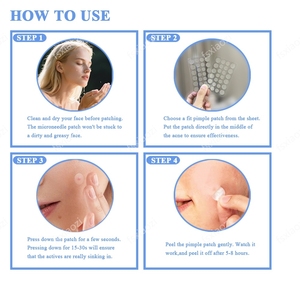 Nhà Máy bán hàng trực tiếp vô hình salicylic axit mụn các bản vá lỗi với logo tư nhân tại chỗ các bản vá lỗi - Product Image 3