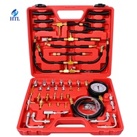 Kit de Manómetro Universal para Prueba de Presión de Combustible Diésel HTL TU-443, 0-140 PSI, Acero con Alto Contenido de Carbono, Herramienta de Reparación de Carrocería para Todos los Vehículos