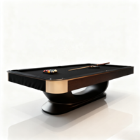 Table de billard de luxe sur mesure en bois massif de 9 pieds, qualité tournoi, design standard, avec ardoise