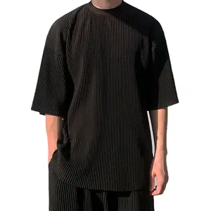 2022 clothing supplier Custom Service Custom High Quality striped t-shirts underwear men's new fashion cotton t-shirt
