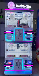 Machine à pinces à prix pour 4 joueurs, 2 niveaux, à monnayeur, pour centres commerciaux et salles d'arcade, en métal, garantie 1 an - Product Image 3