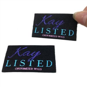 High Performance <b>Cheap</b> Custom Wig Tag Woven Labels Wig Labels - Product Image 1