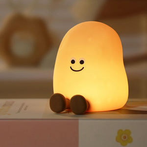 Silicone Warm <b>Light</b> & Colorful <b>Light</b> Potato Silicone Night <b>Light</b> for Baby Kids Nursery and Bedroom <b>Sleep</b> table <b>Light</b> - Product Image 1