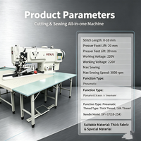 Stabile Nähmaschine für Dicke Stoffe mit Integrierter Trimm- und Overlock-Funktion
