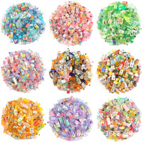Glow-in-the-dark paillettes boisson bouteille résine accessoires Miniature maison de poupée résine bouteilles breloques pour la décoration