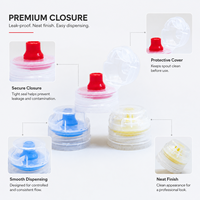 Bouchon à bec verseur en plastique personnalisé OEM/ODM de qualité alimentaire avec valve en silicone anti-fuite pour jus et boissons – Vente en gros