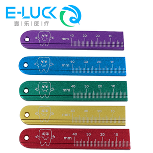 Materiale dentale strumento di misurazione dentale <span class=keywords><strong>Endo</strong></span> <span class=keywords><strong>file</strong></span> anello righello in lega di alluminio Root Canal <span class=keywords><strong>Endo</strong></span> righello di misurazione - Product Image 6
