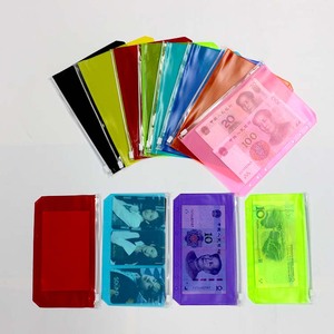 A5 A6 A7 6 Löcher Reiß verschluss tasche Soft Pvc Pocket Folder Transparente Bleistift tasche Notebook Cash Money Envelope für Budget Binder - Product Image 4