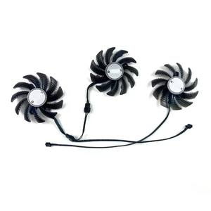 Ventilador de gráficos 78mm T128010SU RTX3060 3060Ti para <span class=keywords><strong>GIGABYTE</strong></span> GeForce RTX <span class=keywords><strong>3060</strong></span> RTX <span class=keywords><strong>3060</strong></span> Ti <span class=keywords><strong>Vision</strong></span> OC 3X WINDFORCE ventilador de tarjeta de vídeo - Product Image 4