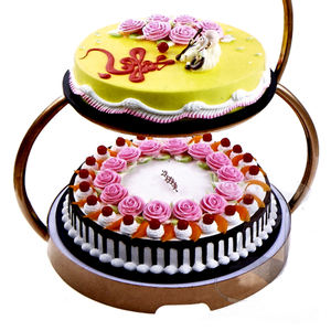 จานผลไ<span class=keywords><strong>ม</strong></span>้สแตนเลสหลายชั้นสไตล์ยุโรป ชั้นวางเค้ก ดีไซน์ทันส<span class=keywords><strong>ม</strong></span>ัย ตกแต่งสร้างสรรค์ สำหรับน้ำชายามบ่าย ของว่าง - Product Image 5