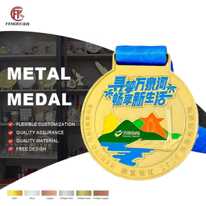 Rubans de balles de sport en métal doré, dossons et couronnes personnalisés de la <span class=keywords><strong>ligue</strong></span> sportive, polis, en acier inoxydable - Product Image 1