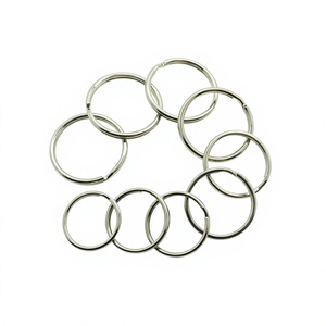 YIWANG Factory Supply 1.5x25MM Silver Split Key Chain <b>Ring</b> Connector <b>Keyring</b> - Product Image 5