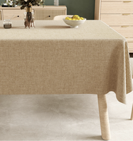 Nappe en coton et lin, nappe rectangulaire japonaise unie, luxueuse et haut de gamme, tapis de table à thé