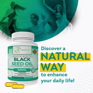 อาหารเสริมแบล็คซีดซอฟต์เจล สารต้านอนุมูลอิสระ น้ำมันแบล็คซีดซอฟต์เจล ช่วยเสริมสร้างภูมิคุ้มกันและระบบย่อยอาหาร แบล็คซีดซอฟต์เจล - Product Image 5