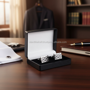 EXVE CF0006 Black Cuflink Manschettenknopf Bouton De Manchette Gemelo <b>Cufflink</b> - Product Image 3